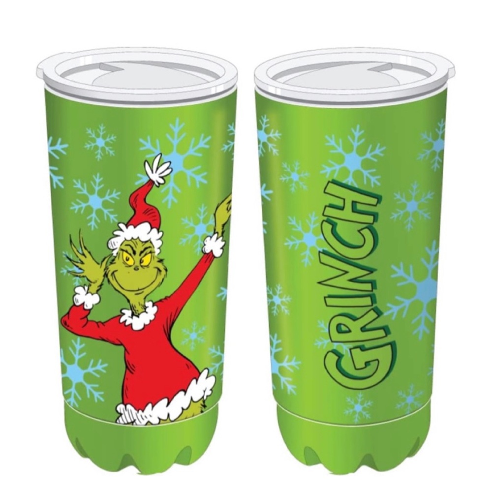 NEW The Grinch Christmas Stainless Steel Travel Tumbler ~ 20 oz